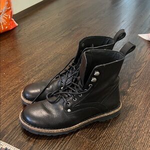 Birkenstock Black Leather Women's Boots